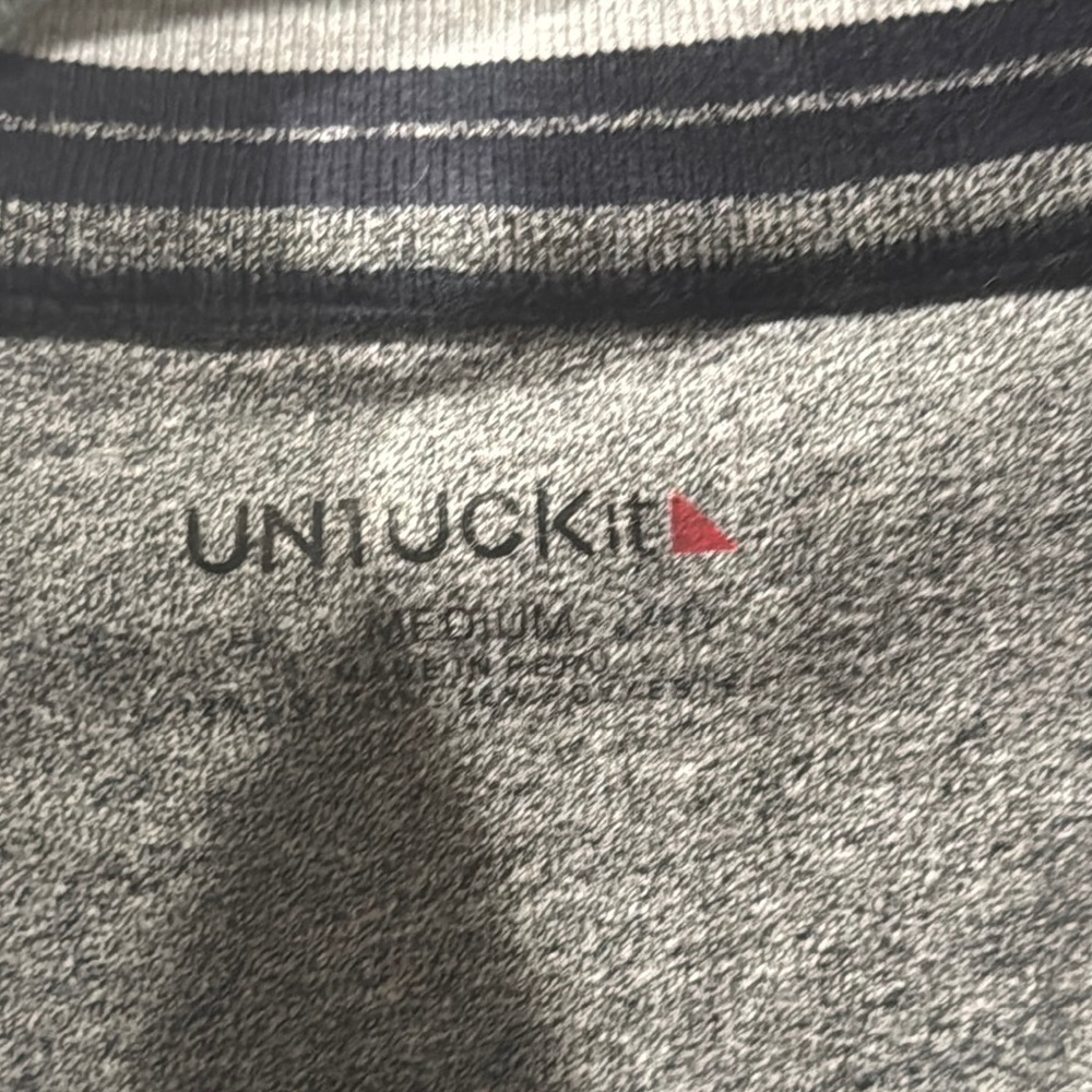 Untuckit Gray Quarter-Zip Pullover - image 2